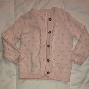 Pink cardigan
